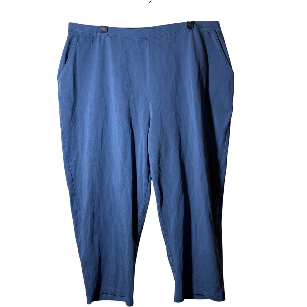 L.L. Bean Blue Ankle Pants
